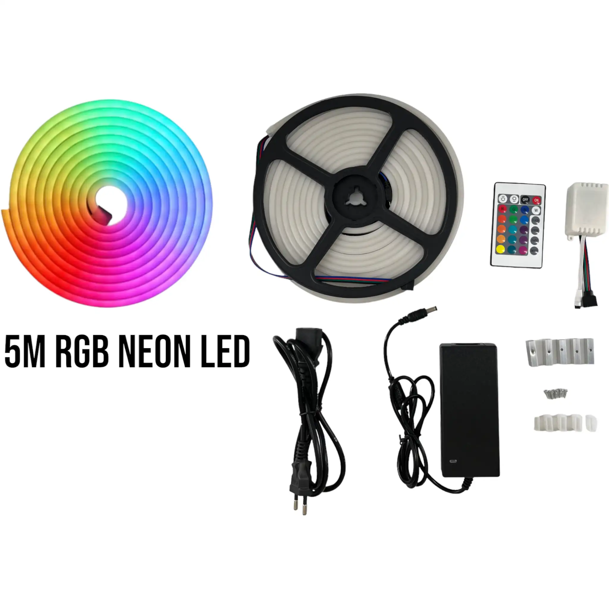 Connecteur alimentation pour néon flexible LED RGB